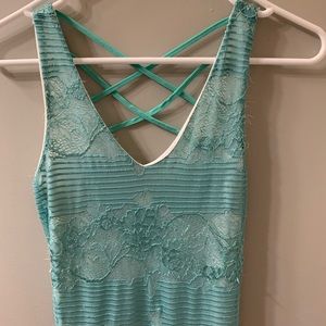 Light Blue Midi Dress